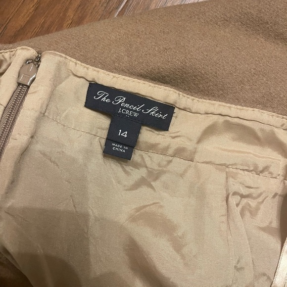 J. Crew Wool Skirt Size 14 - Picture 2 of 6